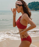 6色 新作 水着 ビキニ 日光浴 夏 海辺 かわいい 谷間魅せ 高見え ビーチ MY7-KSD1863