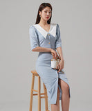 【上下2点セット】エレガント 淑女 デート ユニーク 同伴 通勤 大人可愛い XH2-ZED887358A71