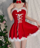【3点セット】サンタ服 サンタバニーガール クリスマス カワセクシー ふわふわ XH2-GR2402