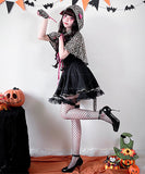 【3点セット】ハロウィン コスプレ 可愛い レオパード柄 セクシー ミニドレス 魔女 XH2-XJ1700