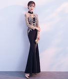 刺繍  高見え  パーティードレス  ゴージャス 新年会 二次会 披露宴 LT2-HX15