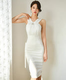 【blue&white】キャバドレス セクシー タイトドレス 個性的 お洒落 XH2-ZED880476E49