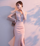 2色 優雅  高級感   パーティードレス  ゴージャス  披露宴   二次会 演奏会 LT2-HX28