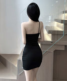 セクシー キャバドレス 谷間魅せ 肌見せ 透け感 エロかわいい XH2-18YX0264