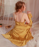 【4色】パジャマ 高級感 セクシー ルームウェア 大人可愛い XH8-GR2199