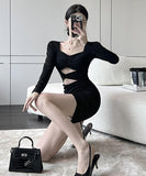 ミニドレス  キャバドレス  セクシー  新作  非対称  LT2-LQE3046KL303