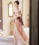 キラキラ ナイトドレス  ゴージャス  ふわふわ 披露宴  音楽会  名媛  高品質  LT2-MDSA6676