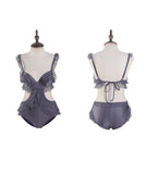 ビキニ かわいい レース フリル モノキニ SEXY 人気新作 MY7-KDS2201