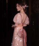 輝く ゴージャス パーティードレス 披露宴  コンサート  年末演芸  上品  LT2-MDS10/15