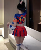 ワールドカップ チアリーディング服 大人可愛い ナイトクラブ ミニドレスXH2-18YX0804