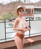 2点セット かわいい フリル 水着 ビキニ タンキニ モノキニ 新作 体型 カバー MY7-KSD2007