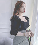 フリル かわいい チェック柄 ファッション 韓国 キャバドレス ミニドレス MY2149-MLS4460