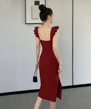 4色 キャバドレス セクシー 指名  OL風 エレガント タイトドレス XH2-ZED889476GT347