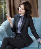 【上下セット】2色 スカート・ズボン 新作 スーツ セット ゴージャス MY2-LZ-XXN929