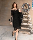 ロングドレス キャバドレス レース 大人 かわいい 高見え 新作 MY2-MLS5087