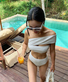 bikini ワンショルダー セクシー かわいい 水着 MY2022