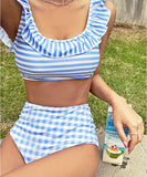 水着 新作登場 フリル chic 海辺 ビキニ セクシー XH7-DP- A30414