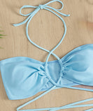 3点セット 水着 蝶 hot girl ビキニセクシー海辺三角ビキニ XH7-OL-ZT365