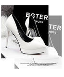 5色 無地 高級 履きやすい パーティー 宴会 ハイヒール パンプス レディース MY5025