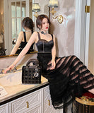 ナイトドレス チュール 可愛い 宴会 披露宴 華奢感 セクシー XH2-JY20128