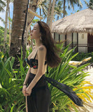 刺繡 水着 ビキニ タンキニ モノキニ 新作 海辺 sexy リゾート MY7-DP-A18469