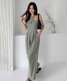 ワイドパンツ 高級感 エレガント 通勤 OL風 ハイウエスト XH2-ZED883882A71