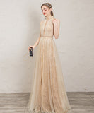 シャンペン色  気質  結婚ドレス  ロングドレス  コジャス  演奏会 新年会 高級感  LT2-LGY145-3