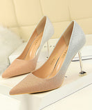 クラーデション 5色 高見え ゴージャス 結婚式 宴会 ハイヒール パンプス MY2-DS1716-9