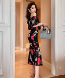 花柄 チュール 可愛い フリル エレガント 宴会 披露宴 XH2-JY20121