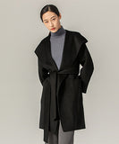 【3色】高品質 カシミヤ コート オーバーサイズ チェスターコート ウール 通勤 XH2-BQL18001
