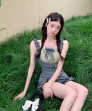 水着 モノキニ ビキニ 大人可愛い フリル リボン XH7-DP-A29930