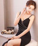 手作り  気質  ロングドレス  ゴージャス  パーティー用  披露宴 LT2-HX2233