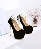 ハイヒール 真珠 セクシー 美足効果 宴会 二次会 XH5-XL- ZG-2018-20A