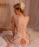 【3色】 ルームウェア 高級感 セクシー レース パジャマ XH8-GR2824