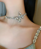 ピカピカ 超人気 ダイヤモンド ネックレス おしゃれ 蝶 XH3-BY-HN1330