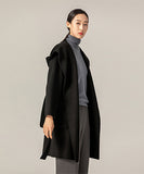 【3色】高品質 カシミヤ コート オーバーサイズ チェスターコート ウール 通勤 XH2-BQL18001