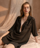 パジャマ ルームウェア 透け感 オバーサイズ 柔らかい かわいい 肌にいい MY8-GR683