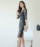 レース  キラキラ ロングドレス  パーティードレス 指名 二次会 LT2-ZED880811E49