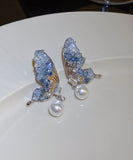 ピアス ゴージャス 高見え 新作蝶 銀 MY3-BY-HE10743