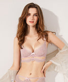 【４色】勝負下着 レース セクシー ボリューム感 肌見せ ブラ 下着 XH9-MMZ2288