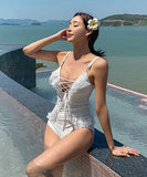 セクシー 水着 肌見せ レース 夏 海辺 ストラップ ビキニ バックレス XH7-DP-A20332