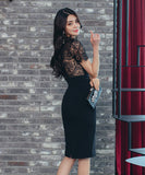 レース 高見え 新作 姉 キャバドレス 膝丈 ドレス パーティードレス MY2-ZED886358HF225B