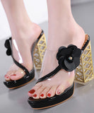 ハイヒール スリッパ かわいい 花柄 ピカピカ 脚長効果 ゴージャス MY5-XL-ALT-392-5