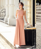 【4色】エレガント ワイドパンツ ジャンパー 通勤 OL風 可愛い XH2-ZED889309GT350