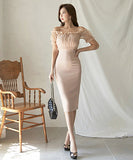 カワセクシー エレガント ベアトップ チュール キャバドレス 気質 XH2-ZED889201NV171