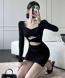 ミニドレス  キャバドレス  セクシー  新作  非対称  LT2-LQE3046KL303