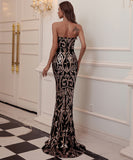 レディースドレス イブニングドレス  ノースリーブ ロングマーメイドスカート XY2-PC-FT8888