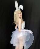 【日本発送・3日間到着】【4点セット】ハロウィン コスプレ セクシー バニーガール 可愛い 肌見せ XH2-XJ8643
