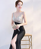 3色 セクシー  キラキラ ロングドレス ゴージャス  高級感 二次会 披露宴 LT2-HX99