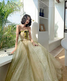 ベアトップ ゴージャ 高品質 ナイトドレス セクシー セレブ風 演奏会 宴会 結婚式 誕生日 Party XH2-CCHQ-W2006